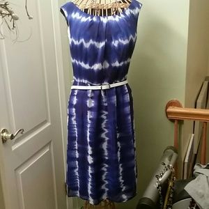 Connected Apparel Tied Dyed Dress NWT